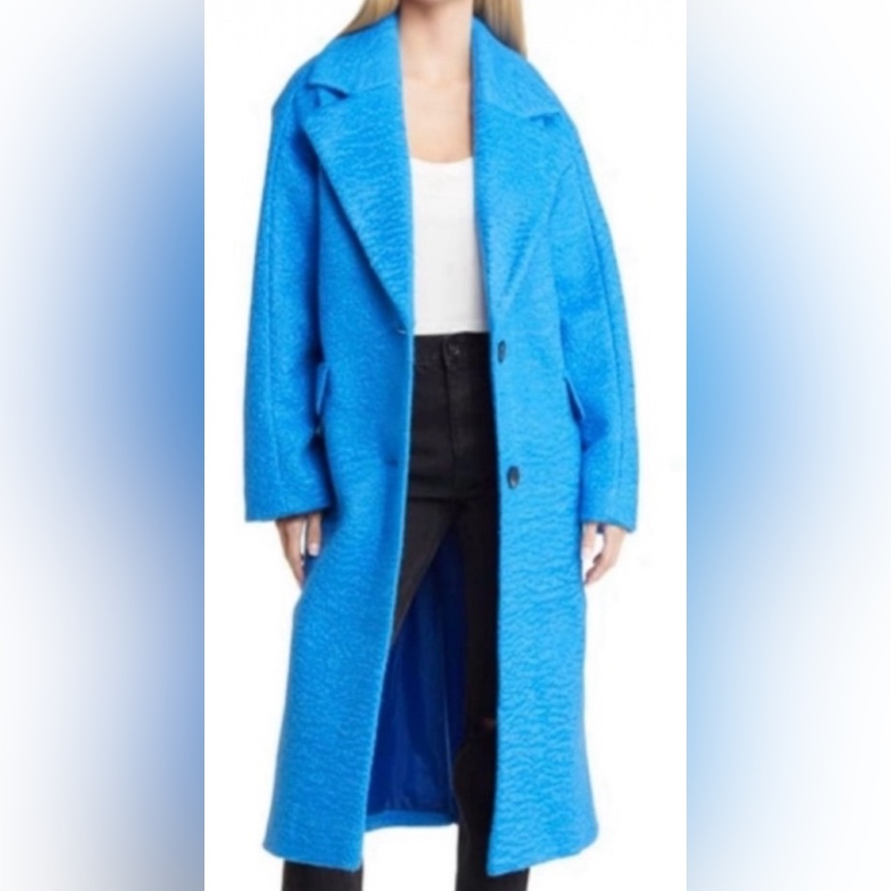Topshop Long Blue Winter Coat ❄️💙